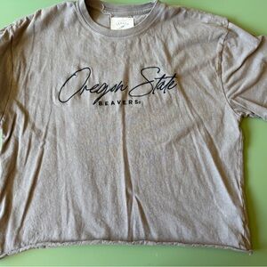 Grey/Green Oregon State Beavers T-Shirt